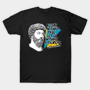 Marcus Aurelius Philosophy Quote Statement Design T-Shirt